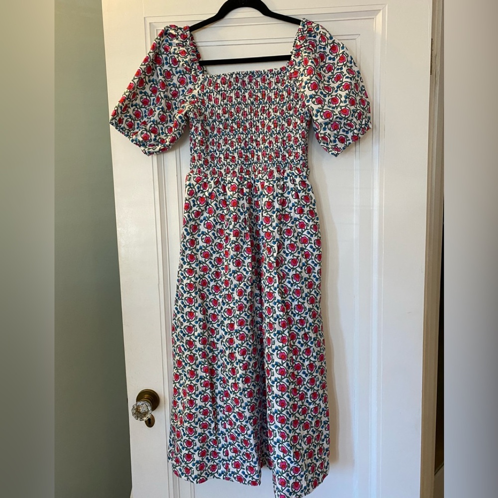 NWOT Boden floral smock top dress. Size 8r.